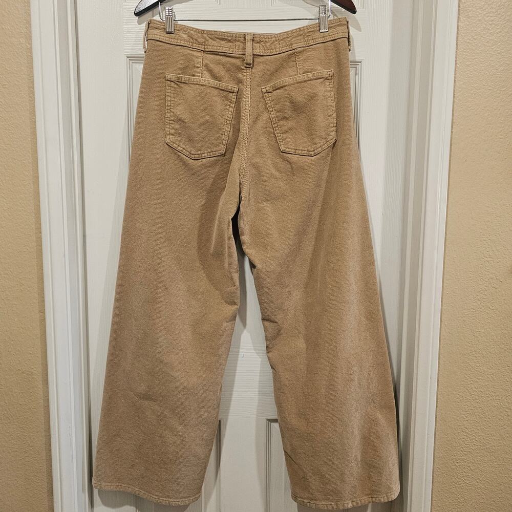 Universal Thread Y2K Sailor Wide Leg Corduroy Pants Size 10 Tan - Picture 3 of 6